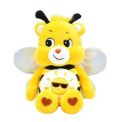 Care Bears Spring Theme Bee Funshine Bear Fun-Size Plush - Perfect Stuffed Animal Holiday, Birthday Gift, Super Soft And Cuddly - Good For Girls And Boys, Employees, Collectors, Ages 4+