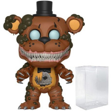 Pop Five Nights At Freddy'S The Twisted Ones - Twisted Freddy Funko ! Vinyl Figure (Bundled With Compatible Box Protector Case), 3.75 Inches, Multicolored
