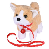 Worwoder Plush Pastoral Toy Puppy Electronic Interactive Pet Dog - Walking, Barking, Tail Wagging, Stretching Companion Animal For Kids (Pastoral Dog)