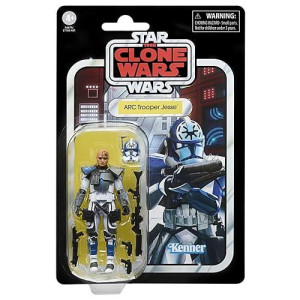 Star Wars The Vintage Collection Arc Trooper Jesse Toy, 3.75-Inch-Scale The Clone Wars Action Figure, Toys For Kids Ages 4 And Up, Multicolored,F4479