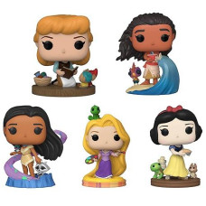 Funko Disney: Pop! Ultimate Princess Collectors Set - Cinderella, Moana, Pochahontas, Rapunzel, Snow White