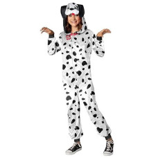 Girls Party Animal Dalmatian Tween Costume Large Size 12-14 White