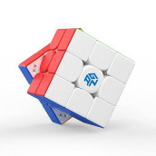 Gan 12 M Leap Frosted, 3X3 Stickerless Speed Cube Gans 56Mm Magic Cube Puzzle Toys 2021 Flagship(Primary Internal)