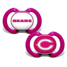 chicago Bears 2-Pack Pink Pacifier