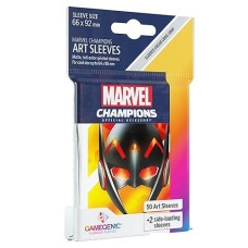 Gamegenic Marvel Champions The Card Game Official Wasp Art Sleeves Pack Of 50 Art Sleeves And 1 Clear Sleeve Card Game Holder Made By Fantasy Flight Games