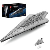 Mould King 13134 Super Star Destroyer Model Ship, Executor Star Dreadnought Building Toy, 7588+Pcs Collectible Build Toy Model Gifts, Build And Play Awesome Toy Building Kit For 8-12 Boys Collection