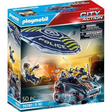 Playmobil Police Parachute With Amphibious Vehicle