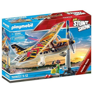Playmobil Air Stunt Show Tiger Propeller Plane