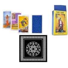 Vovcig Tarot Cards,Baraja De Tarot,English Spanish Bilingual Tarot Cards,Tarot Cards With Guide Book And Tarot Special Tablecloth�