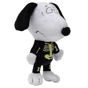 Jinx Official Peanuts Collectible Plush Snoopy, Excellent Plushie Toy For Toddlers & Preschool, X-Ray Skeleton