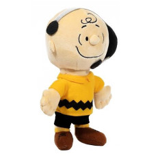 Jinx Official Peanuts Collectible Plush Charlie Brown, Excellent Plushie Toy For Toddlers & Preschool, Mission Control Nasa, Snoopy Team