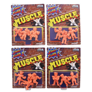 Toynk Street Fighter Muscle Mini Figures, Set Of 12, Arcade Block Exclusive