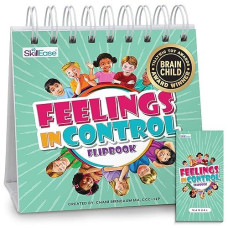 Calm Down Corner Supplies, Skillease Feelings In Control Flip Book, Emotion Chart For Kids, Autism, Emotions And Feeling Book For Kids, Self Regulation For Kids, Calming Corner