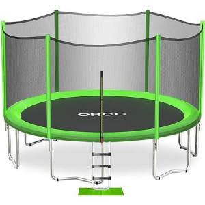 Orcc 1200Lbs Weight Capacity Trampoline 16 15 14 12 10 8Ft Kids Recreational Trampolines With Safety Enclosure Net Astm And Cpsia Approved Outdoor Backyard Trampoline For Family