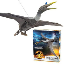 Thames & Kosmos Jurassic World Dominion Flying Pterosaur - Quetzalcoatlus | Stem Building Kit From Build & Fly A Motorized Model Of The Largest Flying Creature From Prehistoric Times