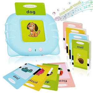 Ednzion Talking Flash Cards With 224 Sight Words,Montessori Toys,Speech Therapy Toys,Autism Sensory Toys,Educational Learning Interactive Toddler Toys