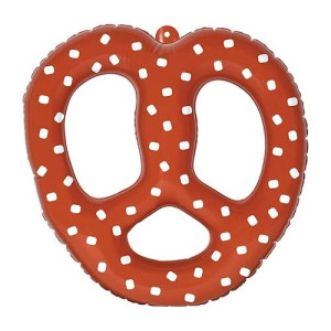 Beistle 53917 Giant Pretzel Inflatable Float Toy Brown