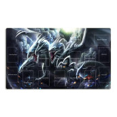 Mlikemat New Playmat Blue-Eyes Ultimate Dragon Mouse Pad Tcg Ccg Trading Card Game Mat + Free Bag (Zd014-106)