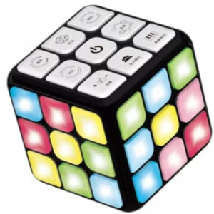 Rxteck Flashing Cube Is Challenge Brain Memory With 7-In-1 Magic Cube,Electronic Cube& Lighting Up Cube, Training Kids Attention, Brain Cube Toy For Kids 6-12 Years