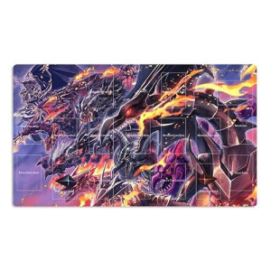 Mlikemat New Playmat Red-Eyes Black Dragon Mouse Pad Tcg Ccg Trading Card Game Mat + Free Bag (Zd014-624)