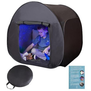 Sensory Tent Calm Corner For Children To Play And Relax Sensory Corner Helps With Autism, Spd, Anxiety & Improve Focus Black Out Sensory Tents For Autistic Children Small
