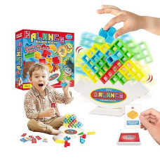 Iyuepeng Board Games For Kids & Adults Tetra Tower Balance Stacking Toys Perfect For Family Games, Parties, Travel