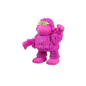 Eolo Jiggly Pets Kids� Tan-Tan The Rubbery Dancing Orangutan Toy, Full Body Movement, Booty Shaking, Jungle Music, Sound Effects, Fantastic Stretchy Hair, Bright Pink, Ages 4+