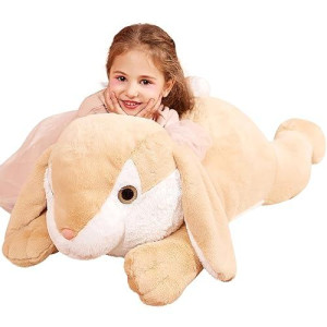 Ikasa Giant Rabbit Stuffed Animal Plush Toy, 30" Large Bunny Plushy Toy For Kids Girls Boys