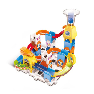 Vtech - Marble Rush, Ball Circuit Discovery Set Xs100, Construction Set, 30 Pieces, 3 Balls, Gift For Children From 4 Years