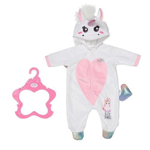 Baby Born 832936 Unicorn Onesie-Fits Dolls Up To 43Cm-Set Includes All-In-One Onise With Hanger-Suitable For Children Aged 3+ Years-832936