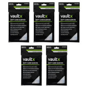 Vault X Soft Trading Card Sleeves - 40 Micron High Clarity Penny Sleeves For Tcg (1000 Pack)