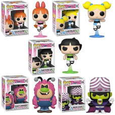 Funko Pop! Animation: Powerpuff Girls Collectible Vinyl Figures, 3.75" (Set Of 5)