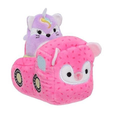 Squishville Mini Squishmallow Plush Sharde the Foxicorn in Vehicle