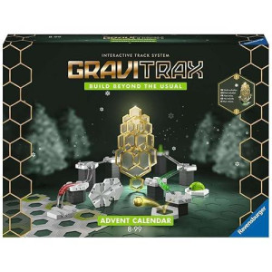 Ravensburger Gravitrax Advent Calendar 2022 - Interactive Marble Run Construction Toy | Stem Learning | Gravity Race Course | Magnetic Obstacle Tracks | Suitable For Ages 8 And Up