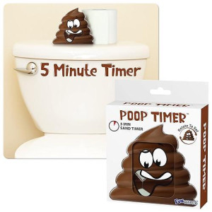Poop Timer Funny gag gifts for guys Who Spend Serious Time in The Bathroom, gag gifts for Dad, Husband, Brother, Boyfriend