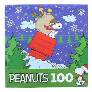 Snoopys Christmas Delivery Featuring Snoopy & Woodstock 100 Piece Jigsaw Puzzle