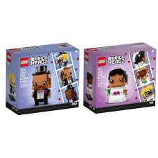 Lego Brickheadz Bride 40383 & Groom 40384 Set (Choose Spouse Set) (Bride & Groom)