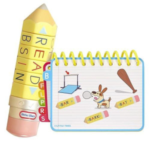 Little Tikes� Learn & Play� 100 Words Spell & Spin Pencil, Letters, Spelling, Vocabulary, Phonetics, Alphabet, Sounds, Learning, Gift & Toy For Girls Boys Ages 3, 4, 5 Years Old