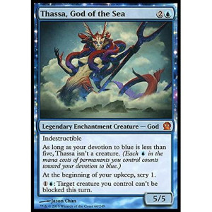 Magic: The Gathering Singles Thassa, God Of The Sea Theros Ths, Blue, Ths66