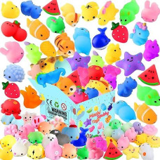Huastyle 30 Pcs Mochi Squishy Toys For Kids Party Favors Easter Egg Stuffers Fillers, Kawaii Mini Stress Toys Treasure Box Toys For Classroom Prizes Goodie Bag Stuffers Pinata Filler