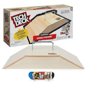 Tech Deck Performance Series, Shred Pyramid Set With Metal Rail And Exclusive Blind Fingerboard, Made With Real Wood, Kids Toy For Boys And Girls Ages 6 And Up
