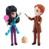 Wizarding World Harry Potter, Magical Minis Cho Chang And George Weasley Figure Set With 2 Doll Accessories, Kids Toys For Ages 6 And Up