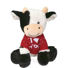 Chelei2019 9" Cow Plush Stuffed Animal,Soft Cute Cow Stuffed Animal Toy,Gifts For Kids