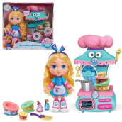 Disney Junior Alice�S Wonderland Bakery 10-Inch Alice & Magical Oven Doll And Accesory Set, Kids Toys For Ages 3 Up By Just Play