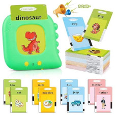 Beefox Talking Flash Cards With Learn 224 Sight Words, Montessori Educational Toys For Toddlers, Autism Sensory & Pocket Speech Therapy Toys For 1-5 Year Old Boys & Girls