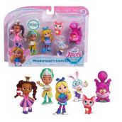 Disney Junior Alice�S Wonderland Bakery Friends, 3 Inch Figure Set Of 6, Officially Licensed Kids Toys For Ages 3 Up By Just Play