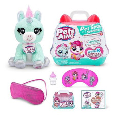 Pets Alive Pet Shop Surprise Unicorn Toys By Zuru - Interactive With Electronic 'Speak & Repeat' Animal Playset Unicorn Gifts For Girls And Kids (Series 2)