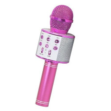 Gifts For 2 3 4 5 6 7 8 Year Old Girls, Bluetooth Karaoke Microphone For Kids Singing 9 10 11 12 Year Old Girl Toys
