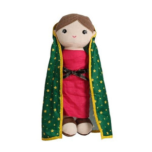 Linzy Plush 14'' (35.5 Cm) Virgin Mary Doll | Baptism Gift | Mu