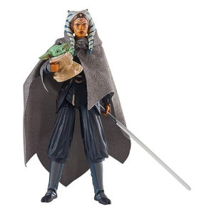 Star Wars The Vintage Collection Ahsoka Tano And Grogu Deluxe Action Figure Set, 8 Pieces